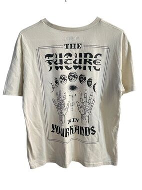 Local Scene The Future Is In Your Hands Graphic Tee XL Mystic Tarot Celestial